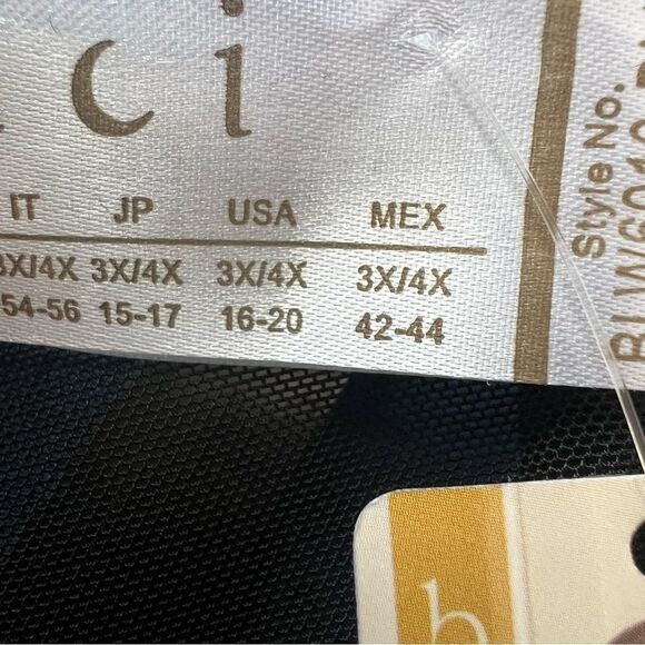 NWT Baci Blue/Black Corset with Garter Belt‎ and Thong Panties - 3X (16-20) - Picture 14 of 16